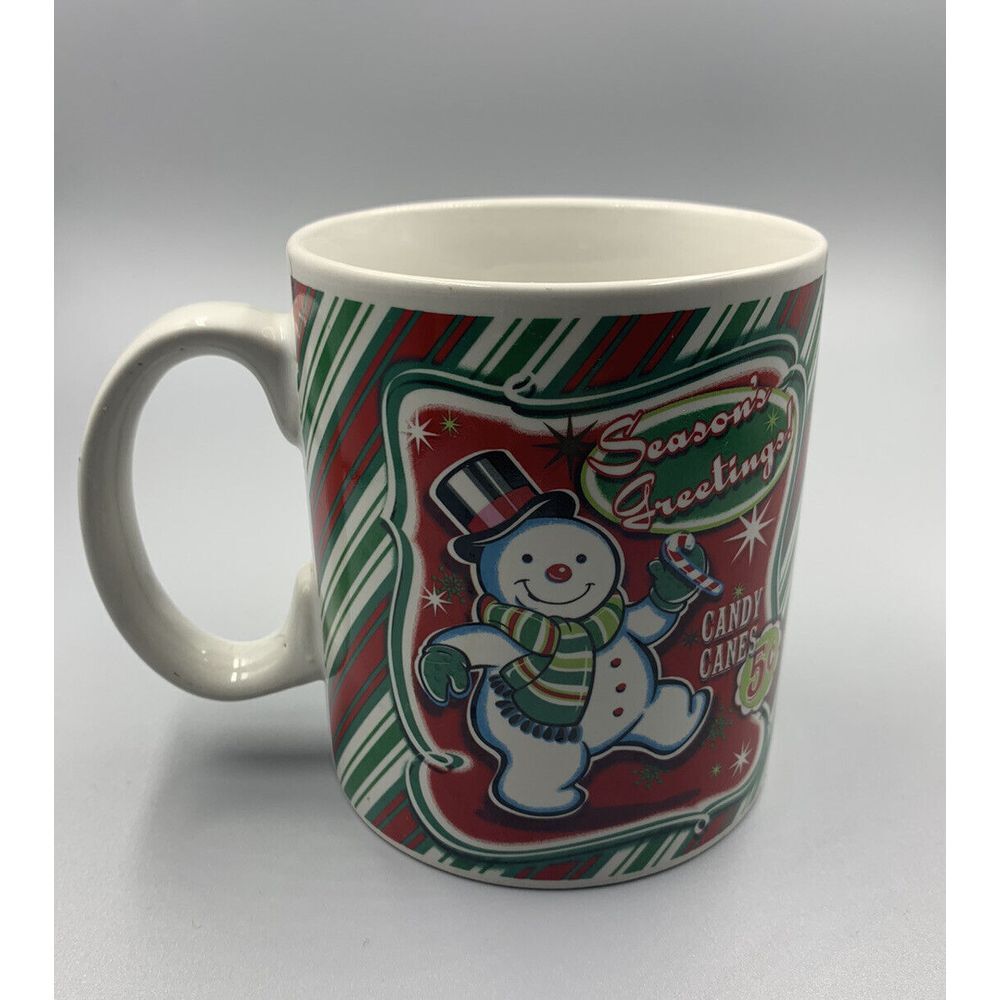 Eileen Toohey Ceramic Mug/Cup "Seasons Greetings" By Lindy Bowman Company